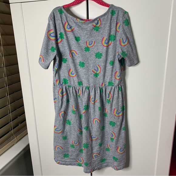 Girl’s City Streets Rainbow Shamrock Summer Dress - Picture 6 of 8
